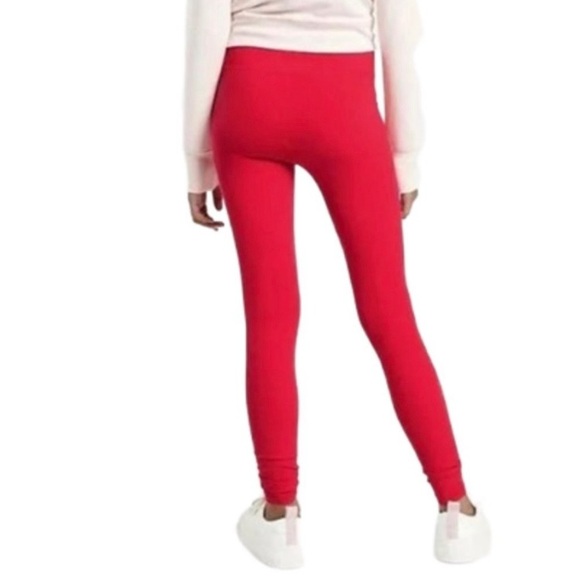 Athleta Girl High Rise Powervita Chit Chat Tight Red Size 14 XL NWT - Picture 2 of 8